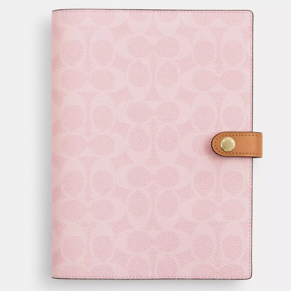Coach Powder Pink Notebook - Picture 1 of 9